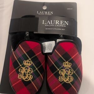 Lauren Ralph Lauren Women's Plaid Slippers